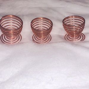 Rose Gold Sponge Holders (6)